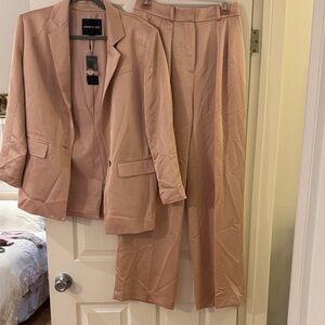 Kenneth Cole Pink Blazer and Pants Set